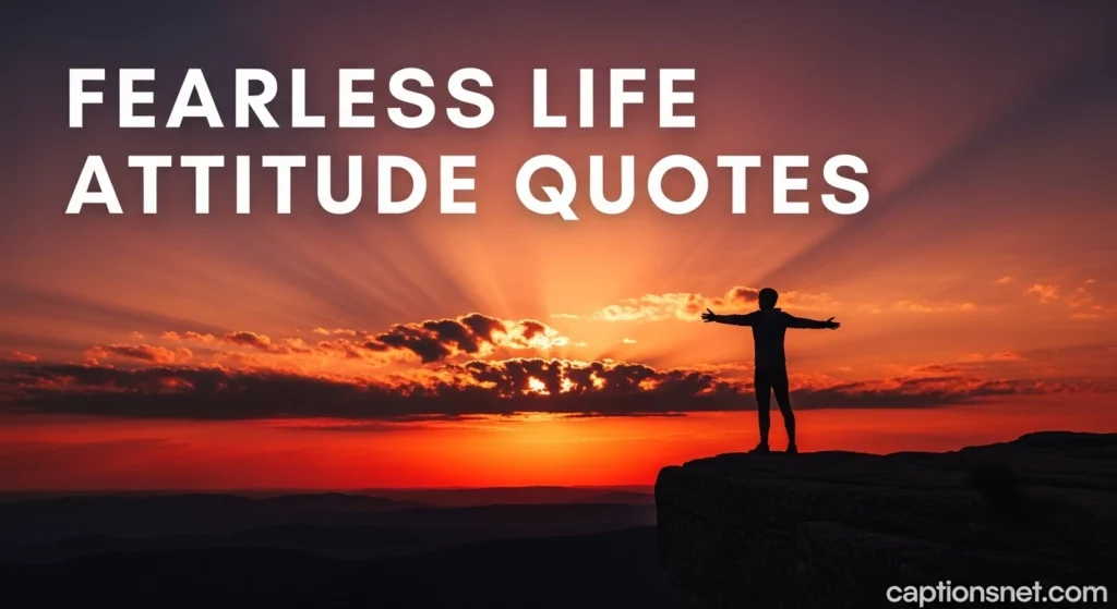 Fearless Life Attitude Quotes