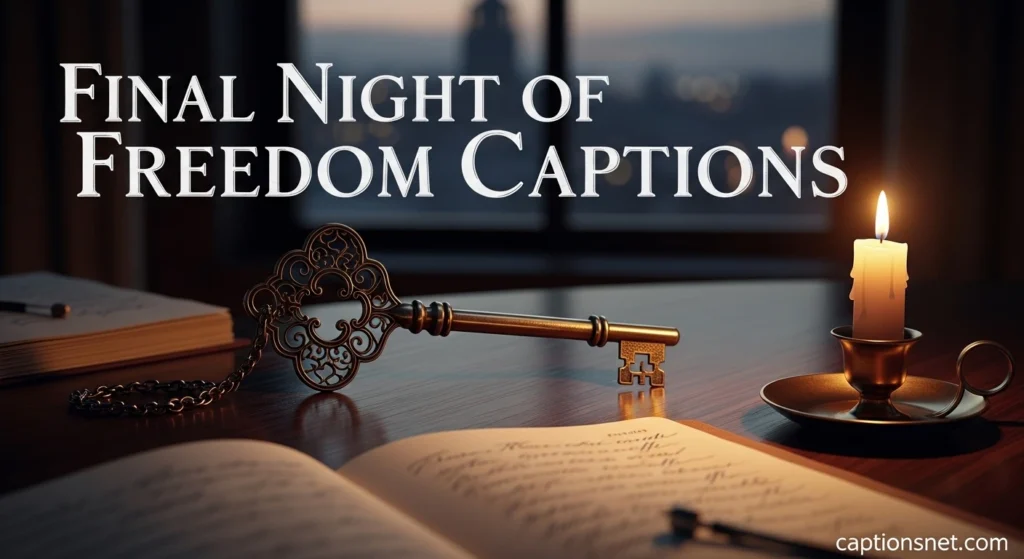 Final Night of Freedom Captions