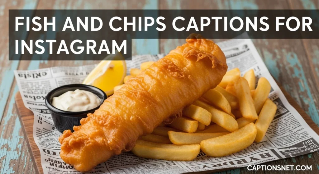 Fish and Chips Captions for Instagram