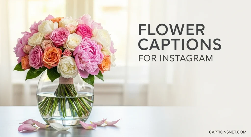 Flower Captions for Instagram