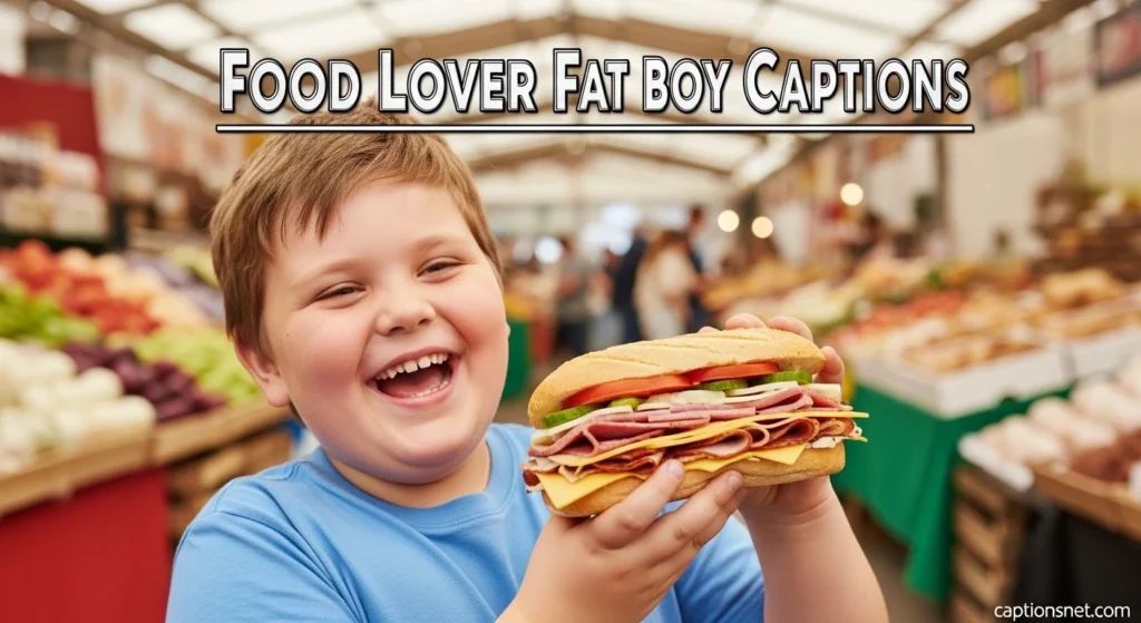 Food Lover Fat Boy Captions