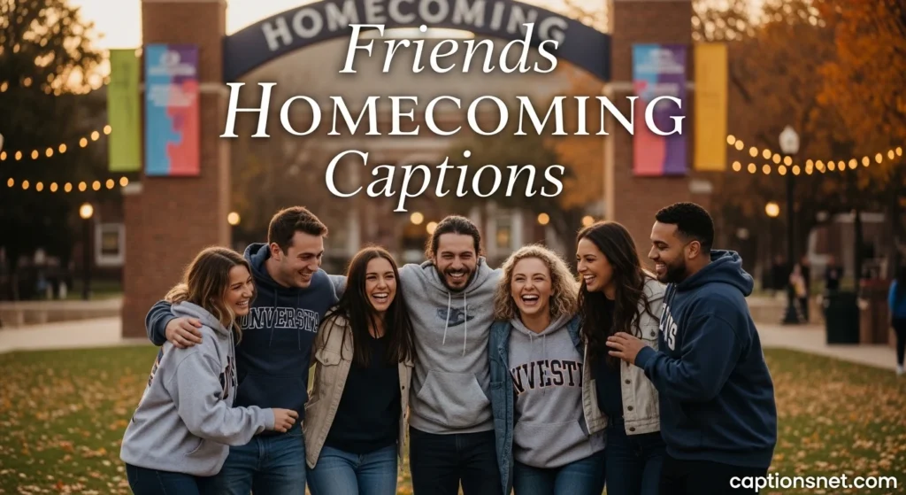 Friends Homecoming Captions