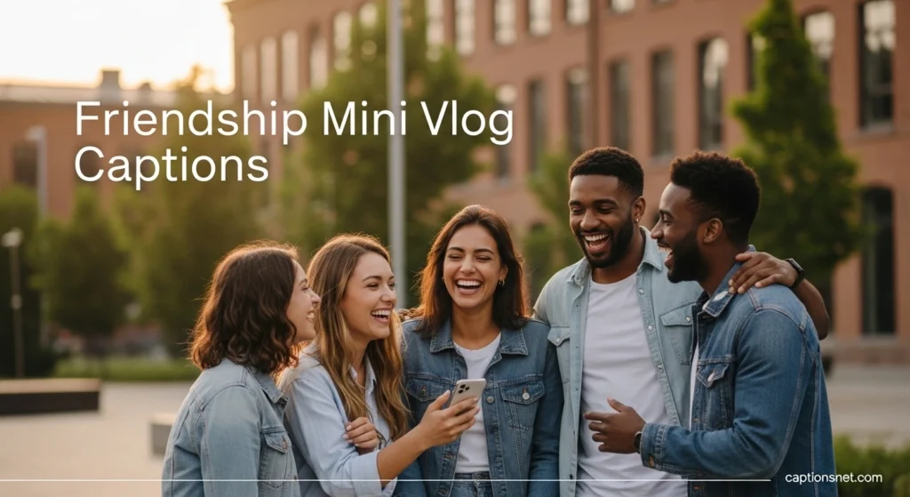 Friendship Mini Vlog Captions