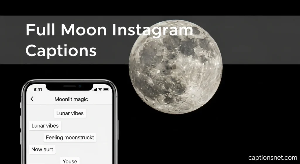 Full Moon Instagram Captions