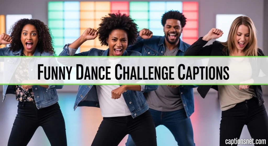 Funny Dance Challenge Captions