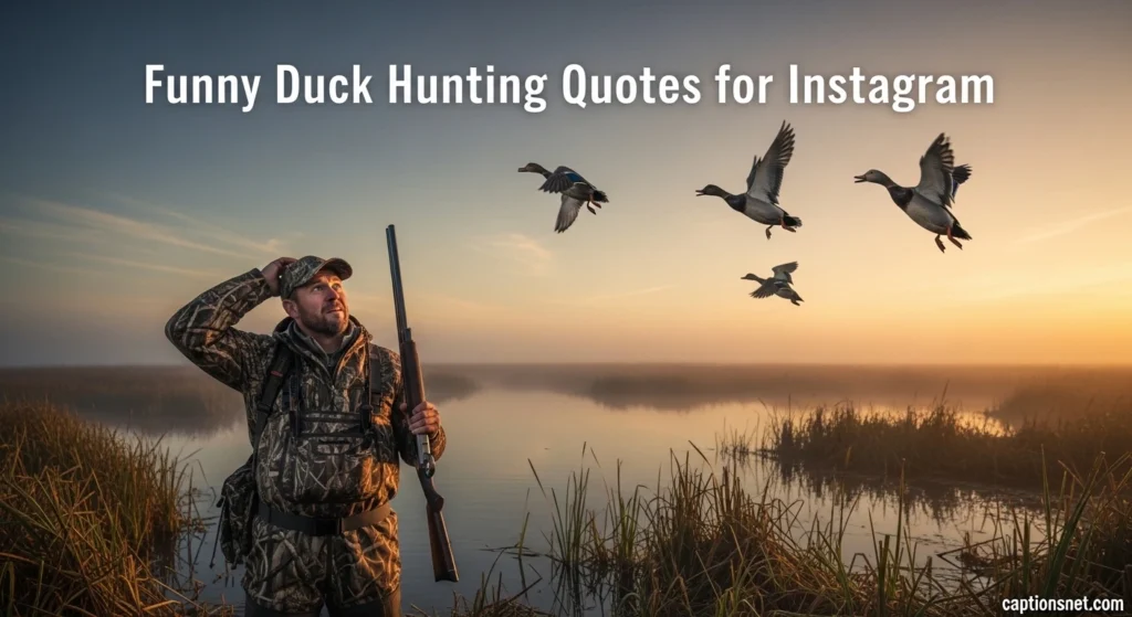 Funny Duck Hunting Quotes for Instagram
