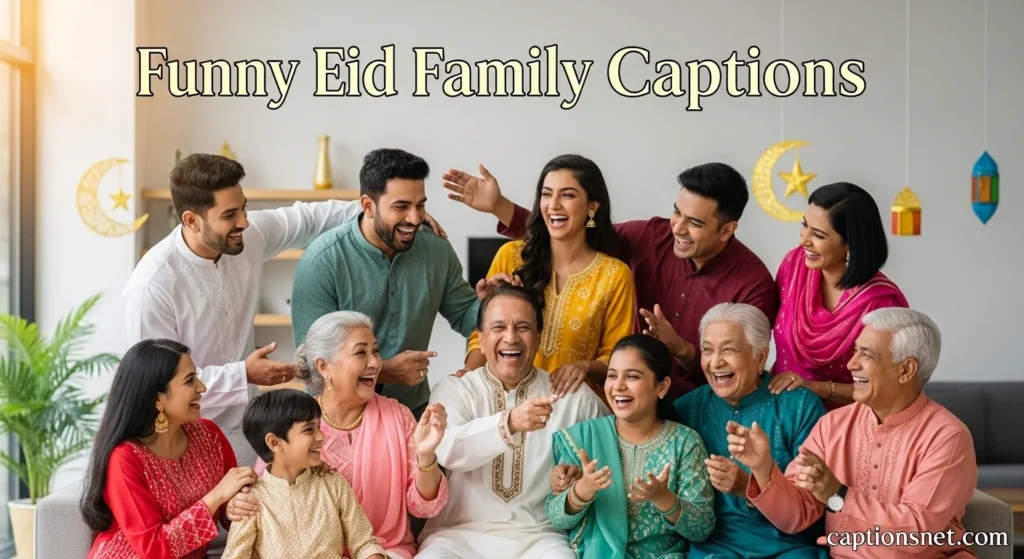 Funny Eid Family Captions