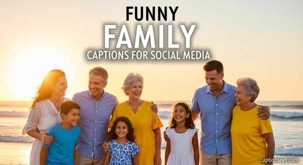 Funny Family Captions for Social Media