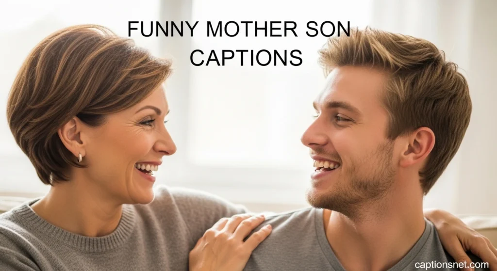 Funny Mother Son Captions