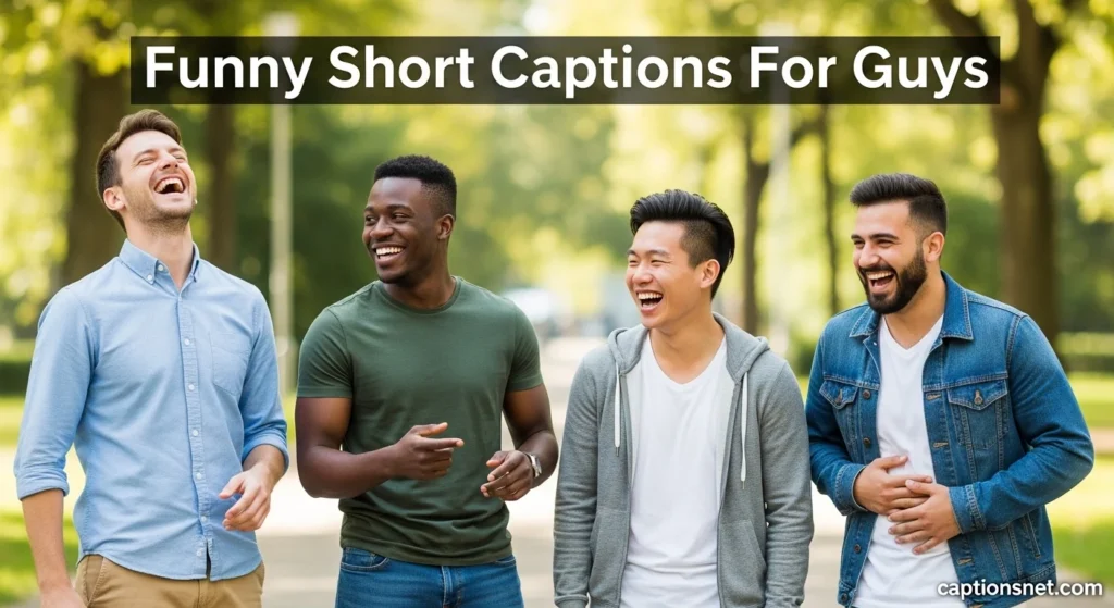 Funny Short Captions For Guys