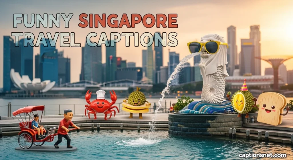 Funny Singapore Travel Captions
