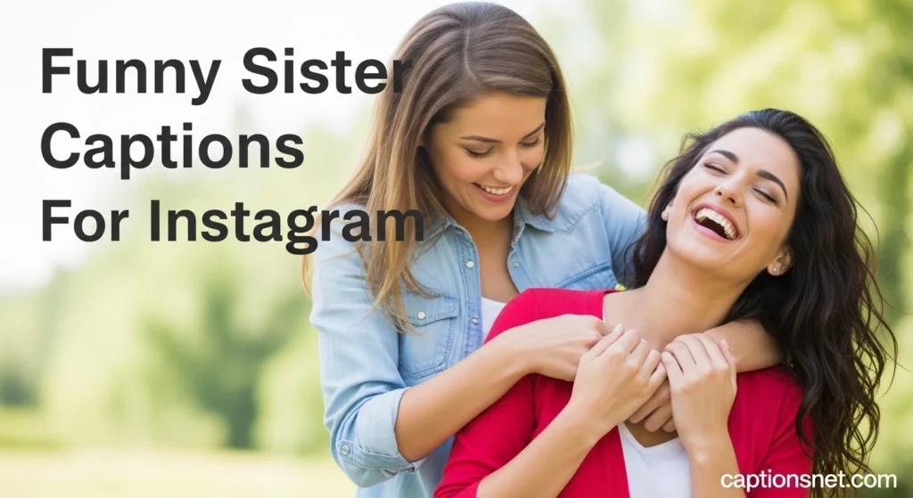 Funny Sister Captions For Instagram