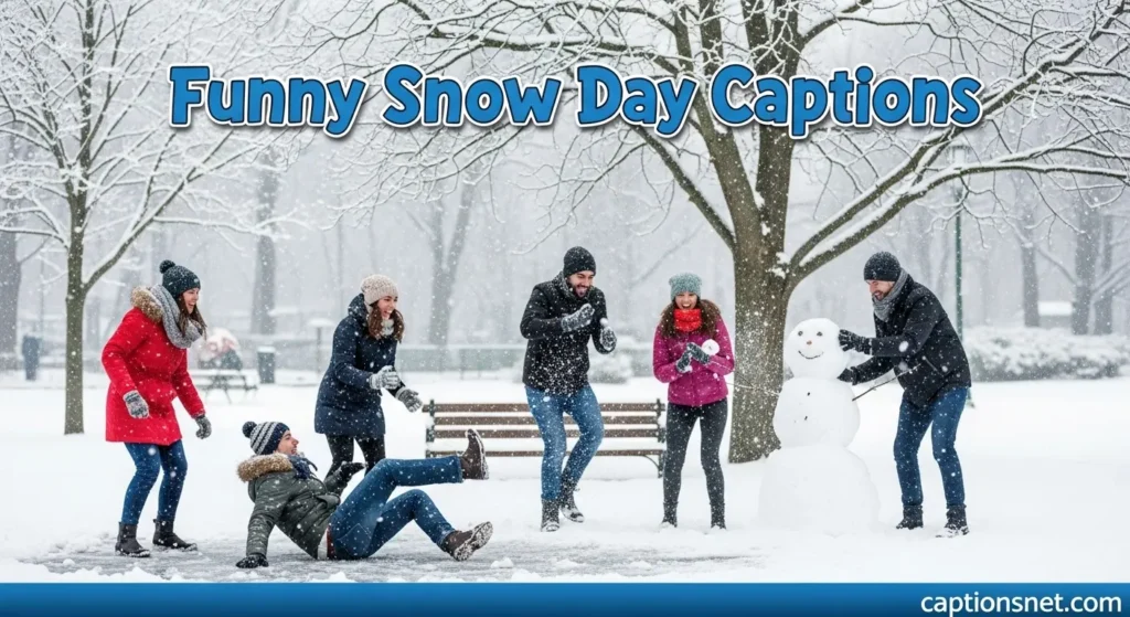 Funny Snow Day Captions