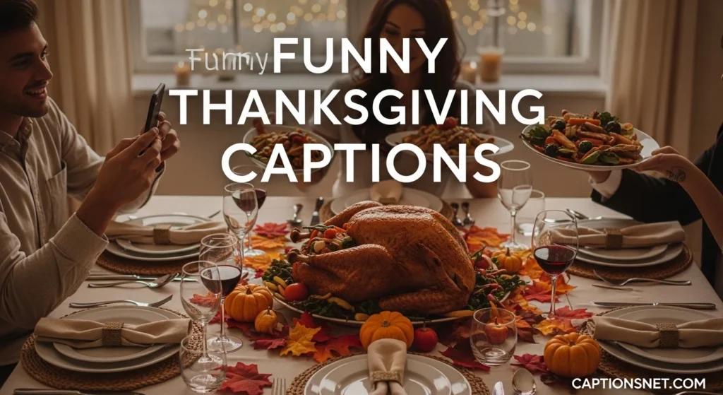 Funny Thanksgiving Instagram Captions