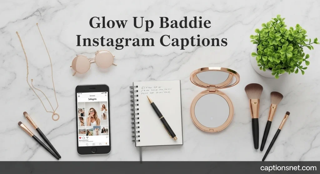 Glow Up Baddie Instagram Captions