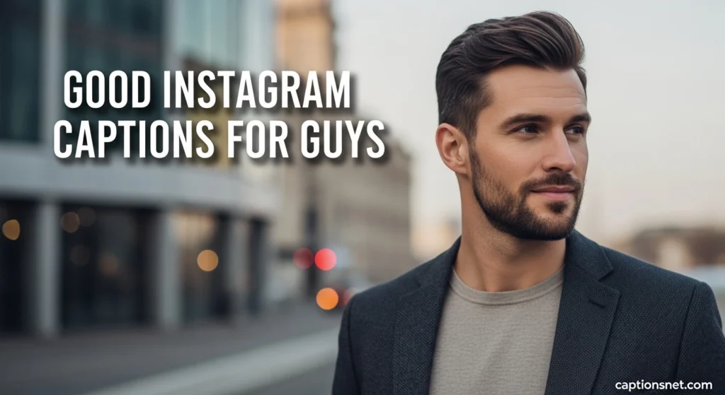 Good Instagram Captions For Guys