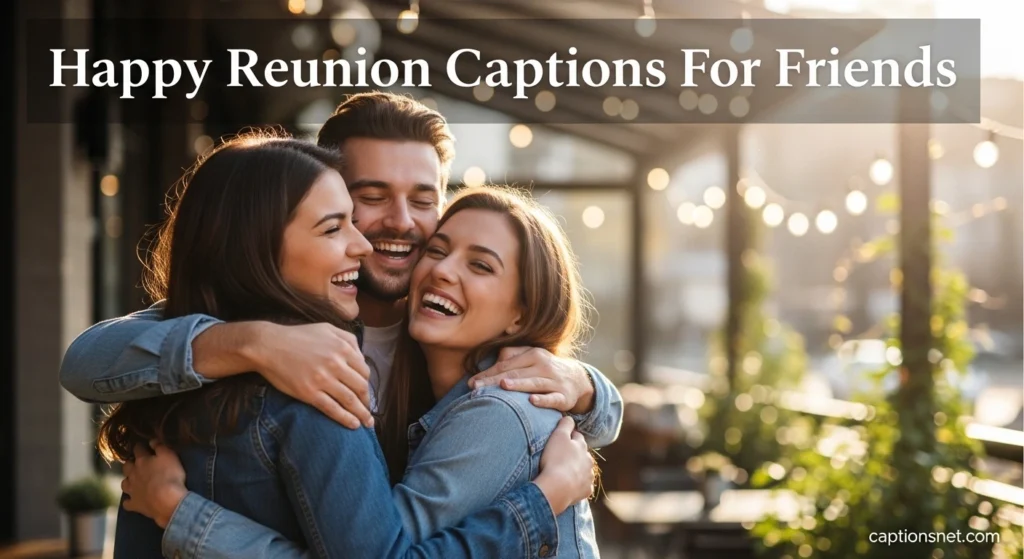 Happy Reunion Captions For Friends