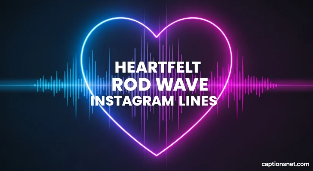 Heartfelt Rod Wave Instagram Lines