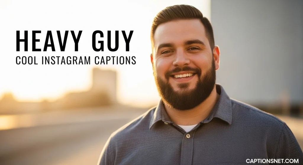 Heavy Guy Cool Instagram Captions