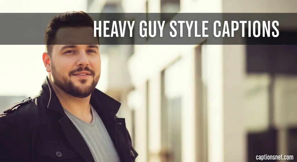 Heavy Guy Style Captions