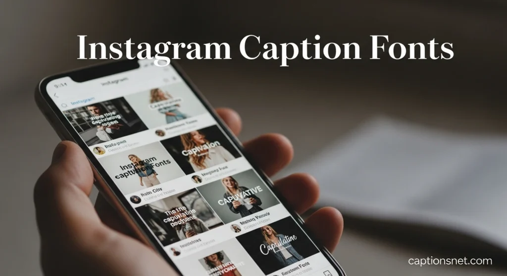 Instagram Caption Fonts