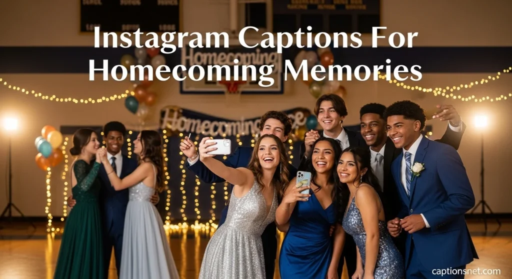 Instagram Captions For Homecoming Memories