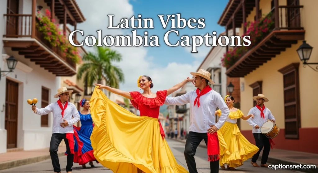 Latin Vibes Colombia Captions