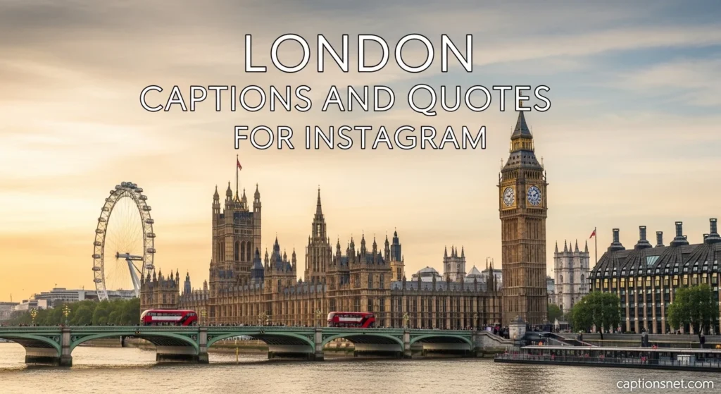 London Captions and Quotes for Instagram