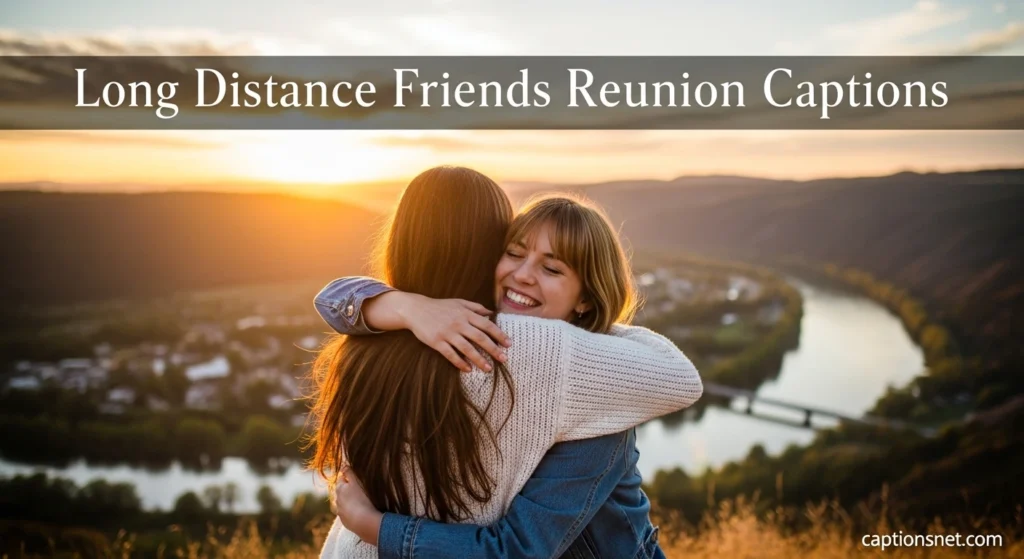 Long Distance Friends Reunion Captions