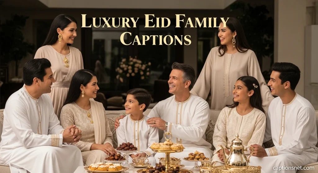 Luxury Eid Family Captions