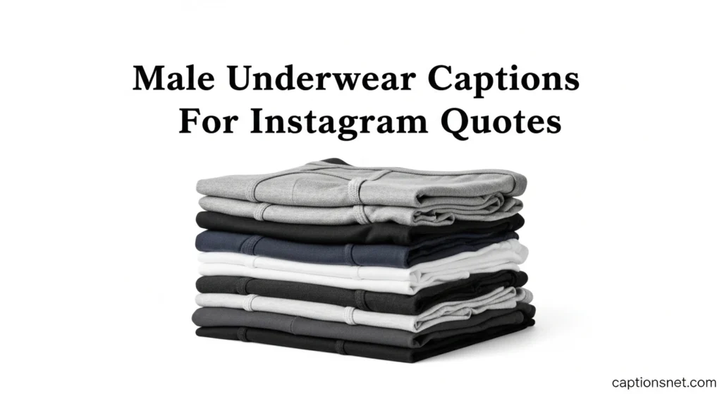 Male Underwear Captions For Instagram Quotes