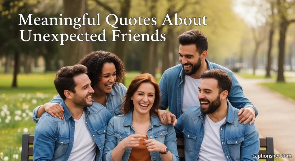 Meaningful Quotes About Unexpected Friends