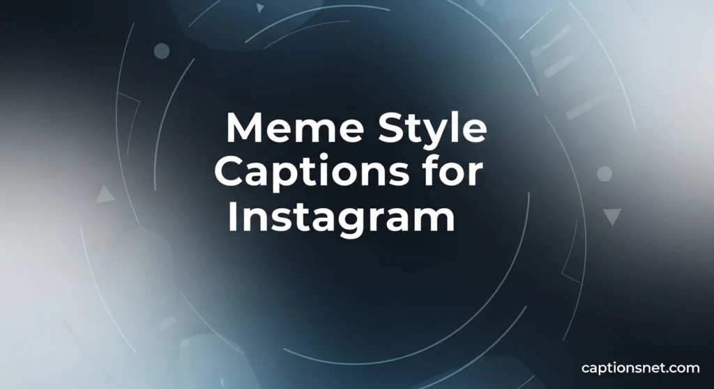 Meme Style Captions for Instagram