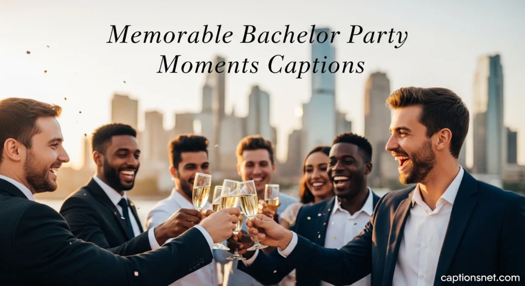 Memorable Bachelor Party Moments Captions