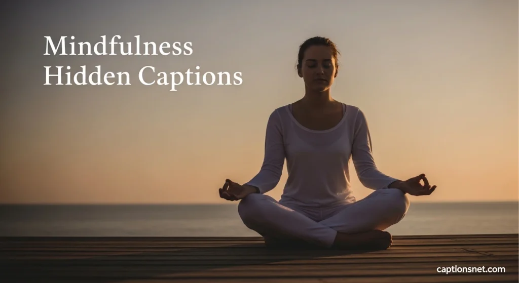 Mindfulness Hidden Captions