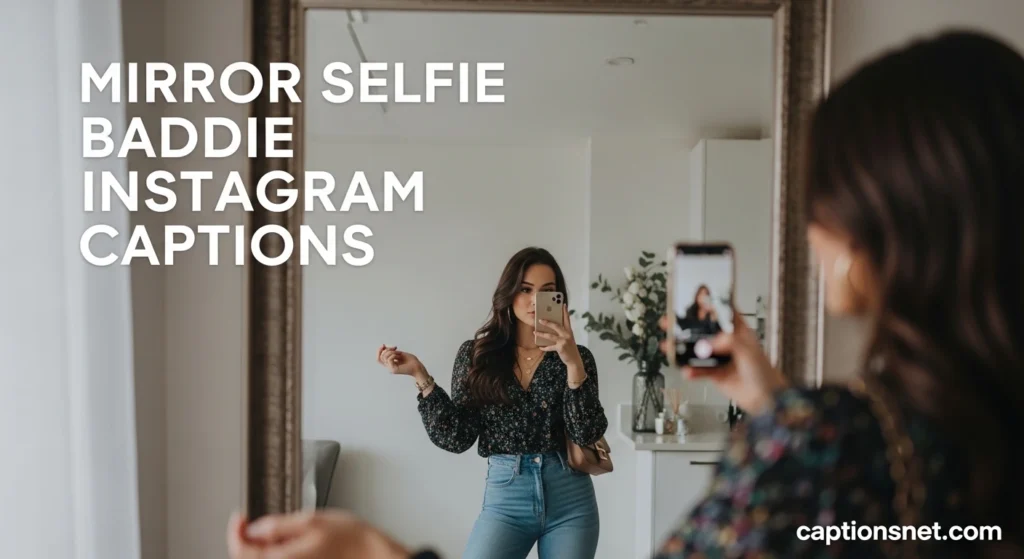 Mirror Selfie Baddie Instagram Captions