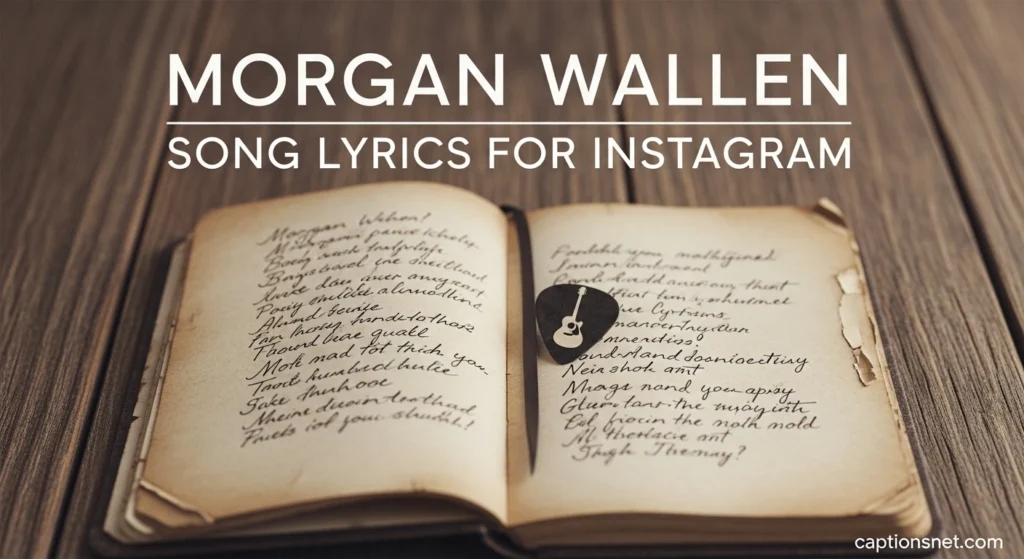 Morgan Wallen Song Lyrics for Instagram