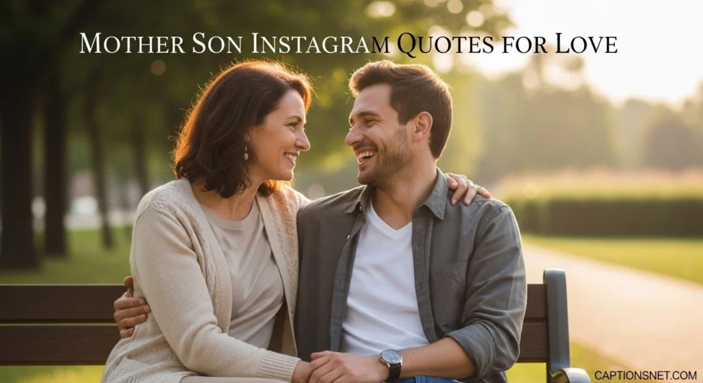 Mother Son Instagram Quotes for Love