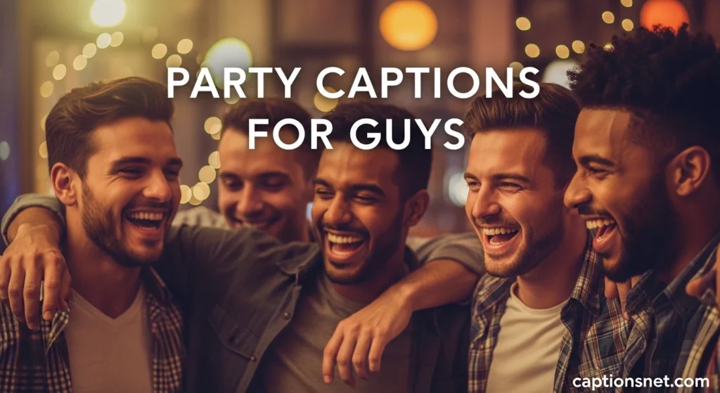 Party Captions For Guys