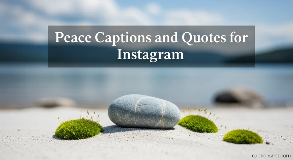 Peace Captions and Quotes for Instagram