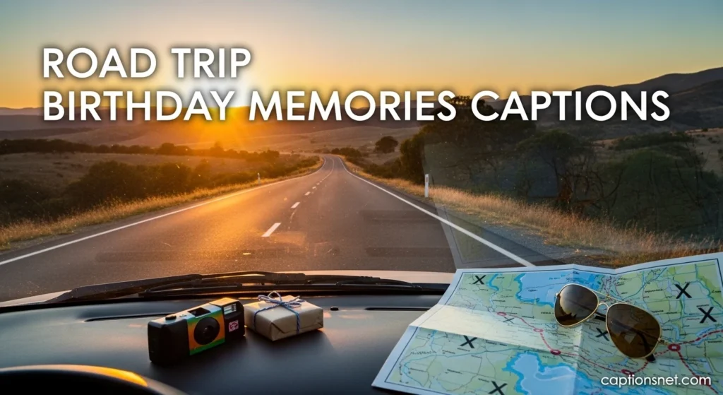 Road Trip Birthday Memories Captions