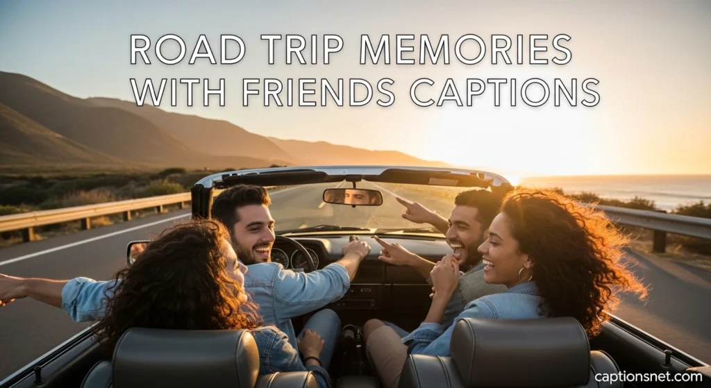 Road Trip Memories With Friends Captions