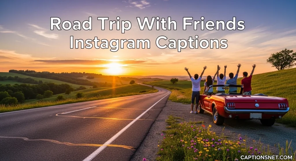 Road Trip With Friends Instagram Captions