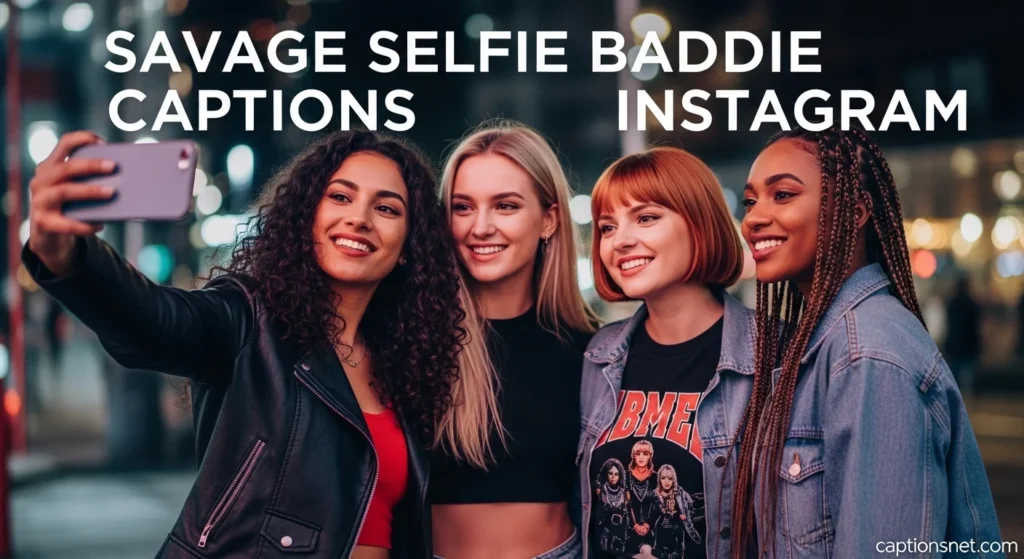 Savage Selfie Baddie Captions Instagram