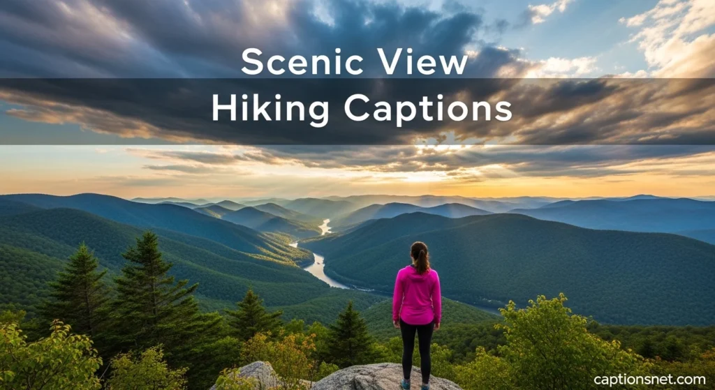 Scenic View Hiking Captions