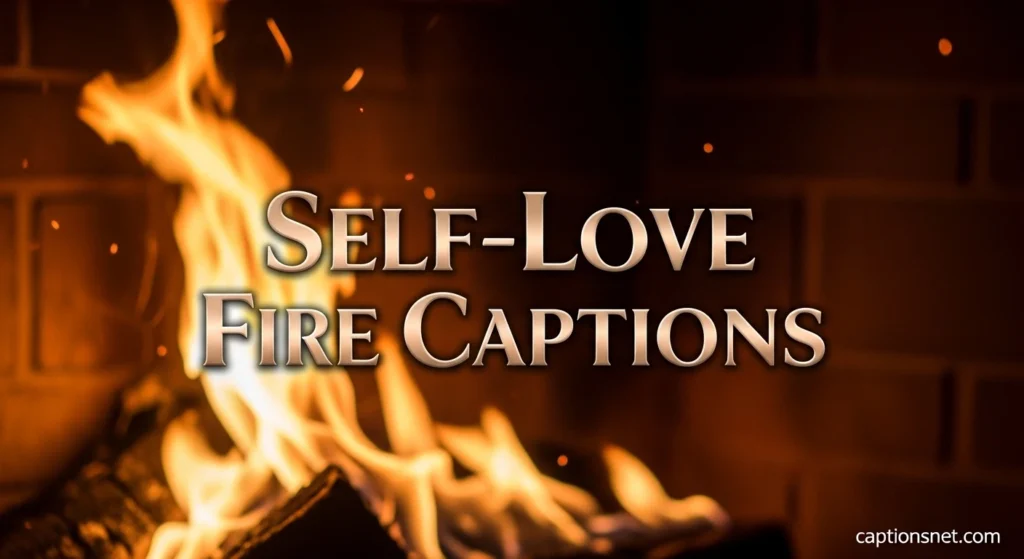 Self-Love Fire Captions