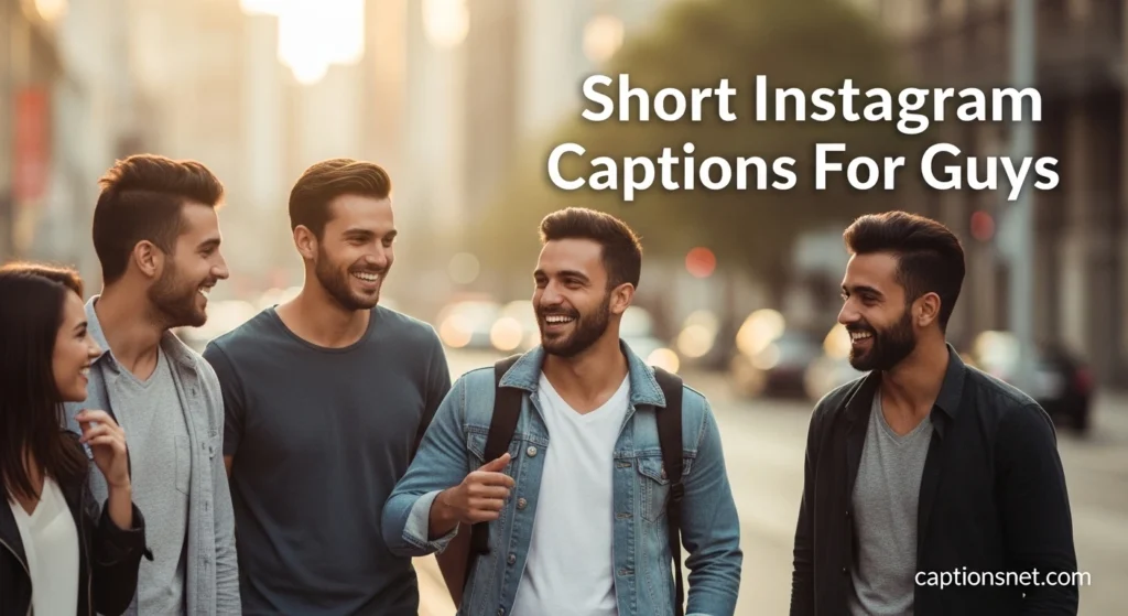 Short Instagram Captions For Guys