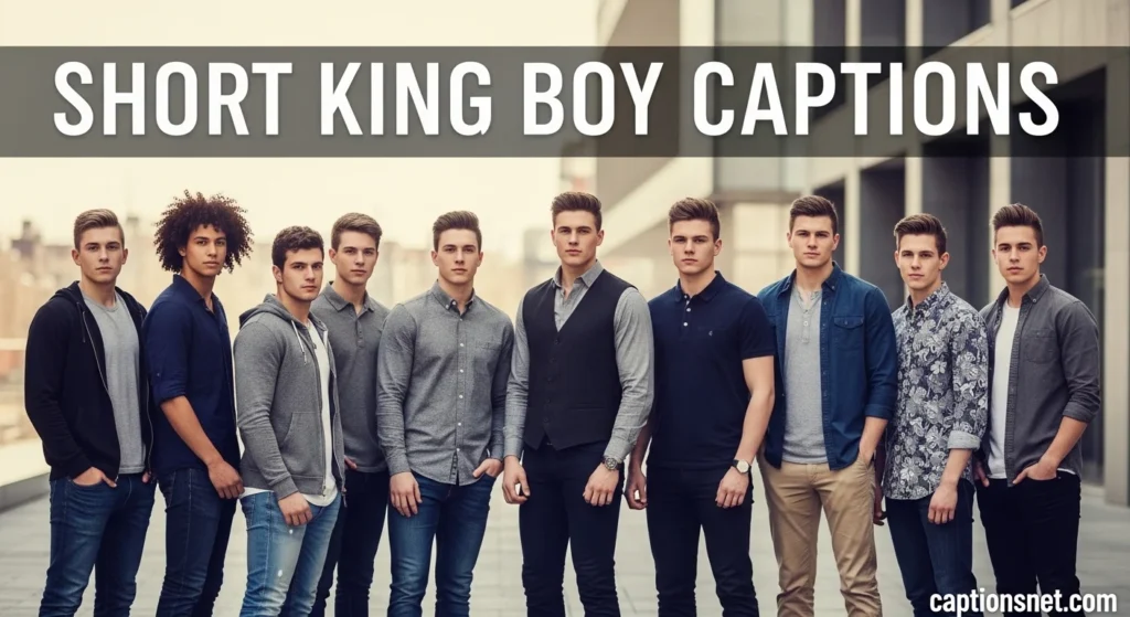 Short King Boy Captions