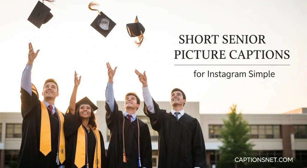 Short Senior Picture Captions for Instagram Simple