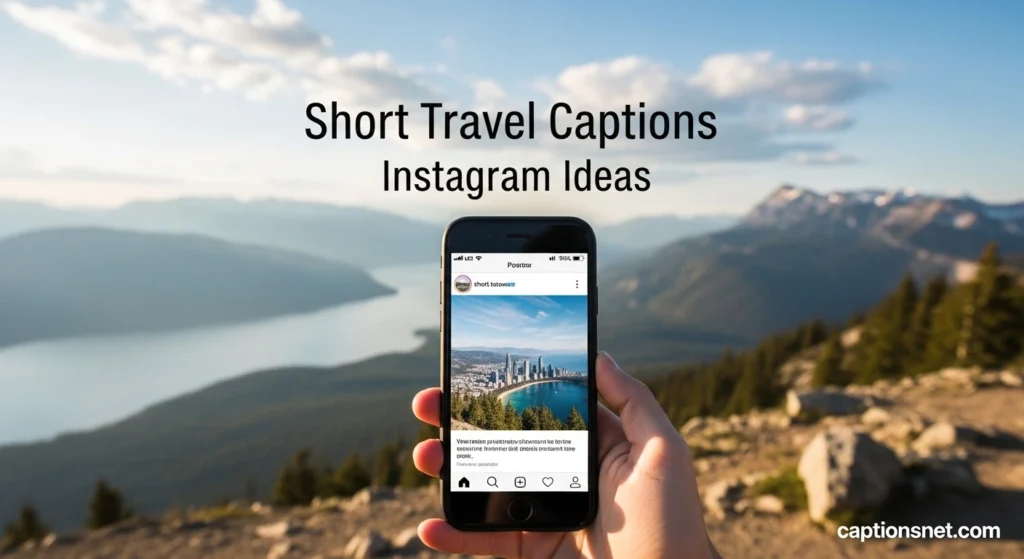 Short Travel Captions Instagram Ideas